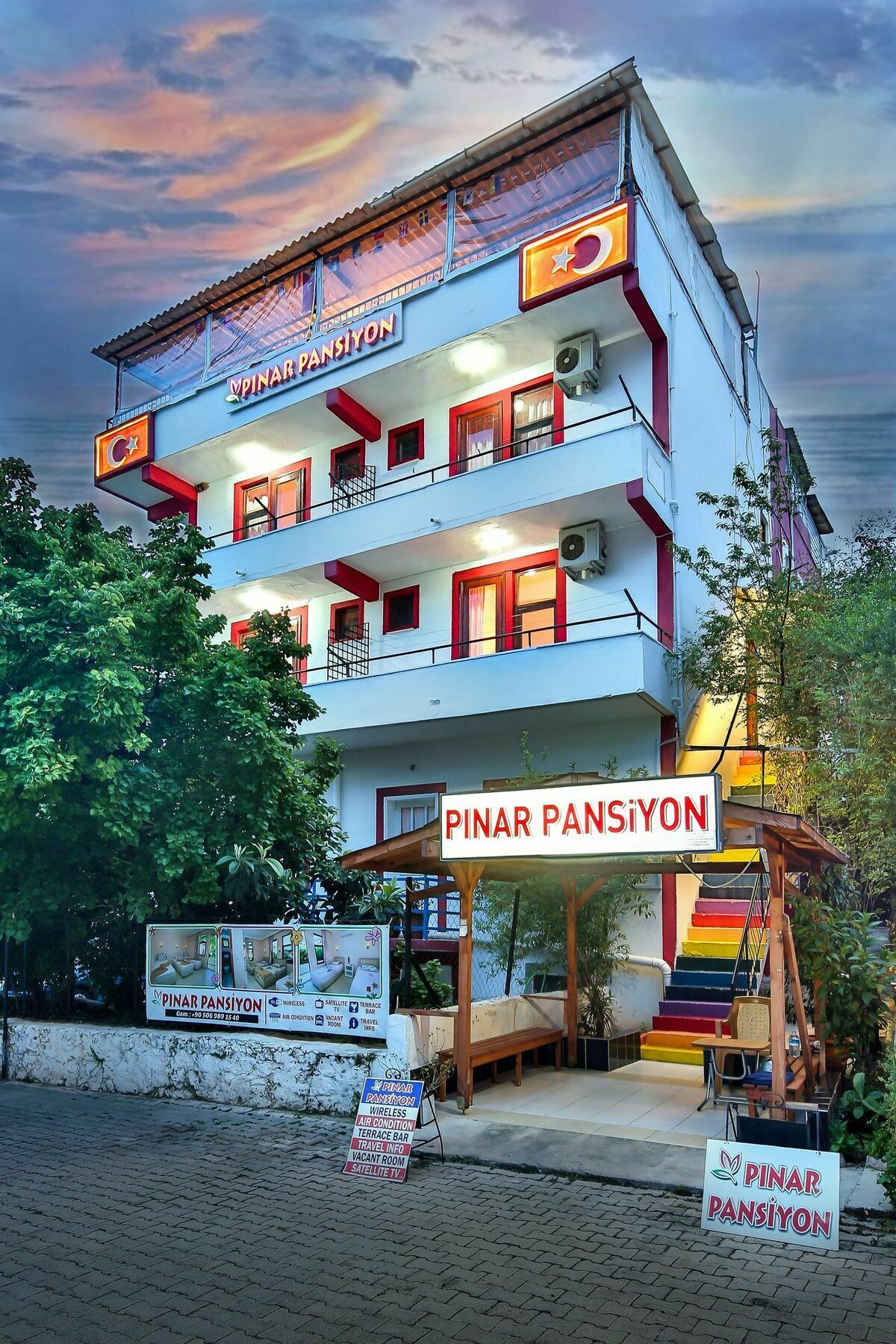 Pinar Pansiyon Kaş Eksteriør bilde